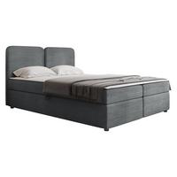 BOXBETT Boho - H3 - Schwarz/Grau, Holz/Holzwerkstoff (160/200cm) - MIRJAN24