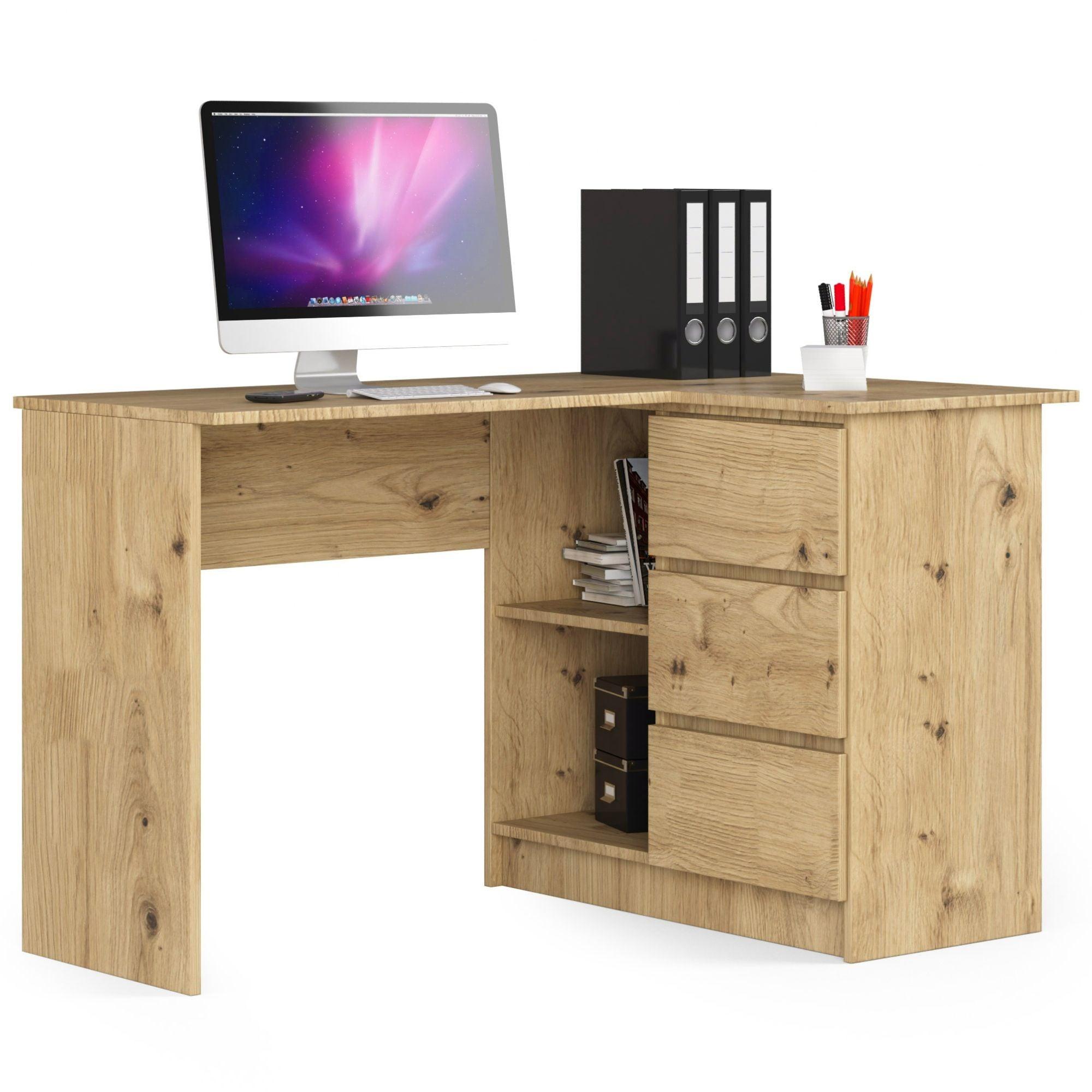 SCHREIBTISCH Eiche Artisan 77/124/85 - Eiche Artisan, Holzwerkstoff (68/51/77cm) - RAUMHIRSCH FURNITURE