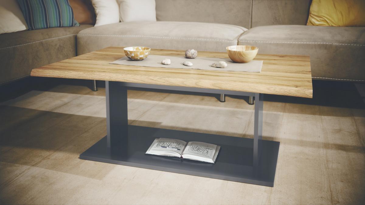COUCHTISCH Melo Eiche Natur - Eichefarben, Holzwerkstoff (67.5/102/40cm) - Vladon