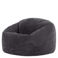 SITZSACK Cord Kingston XXL - Anthrazit, Textil (92/52/92cm) - icon