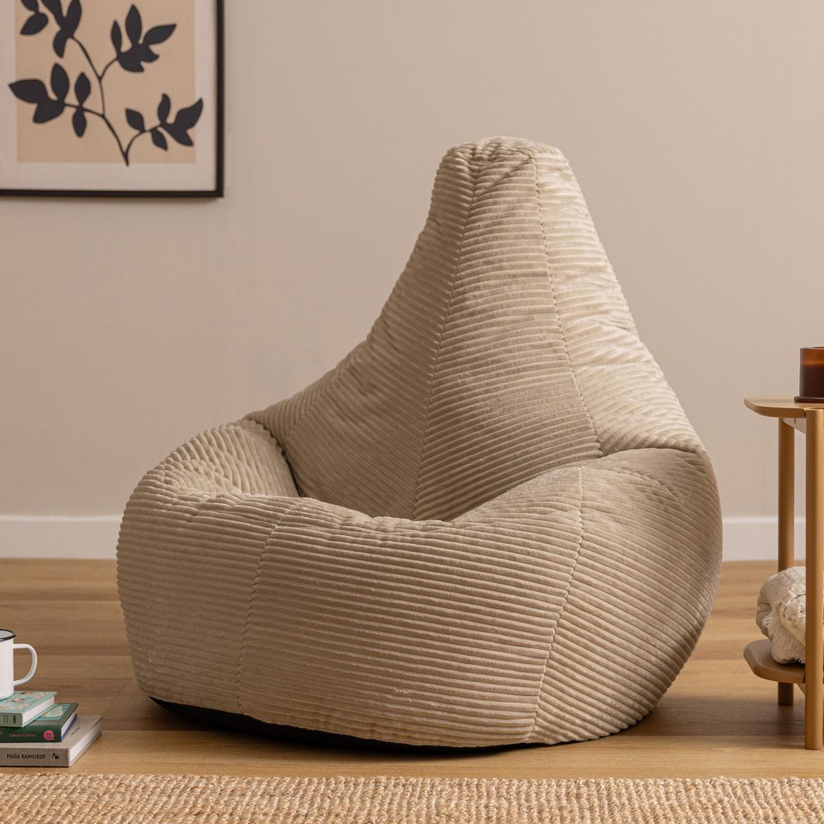 SITZSACK Dalton XXL Cord - Beige, Textil (94/85/92cm) - icon