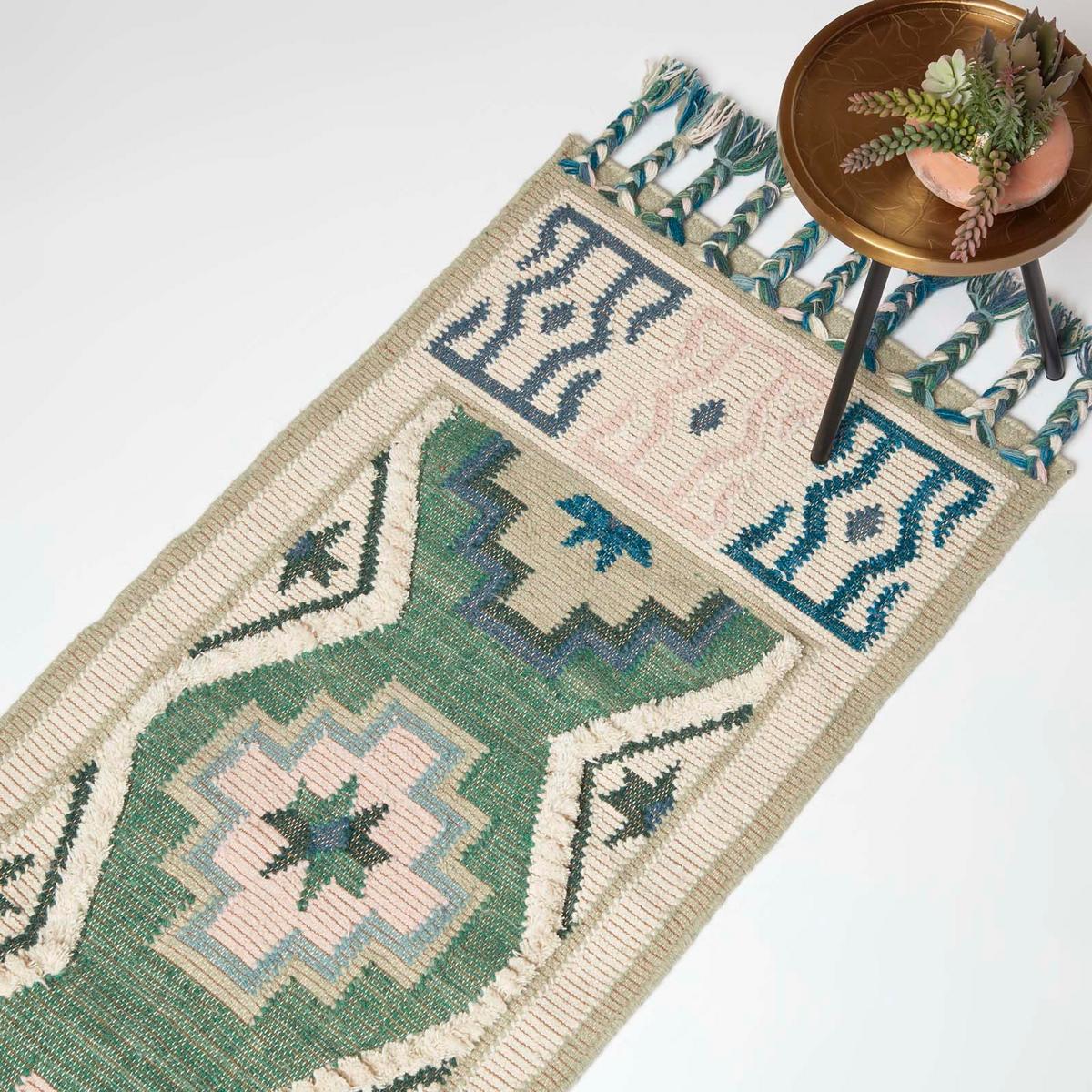 KELIM-TEPPICHLÄUFER Matala 66/200 cm - Multicolor, Textil (66/200cm) - Homescapes