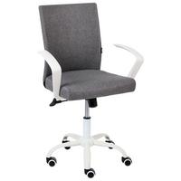 BÜROSTUHL Dunkelgrau Modra - Dunkelgrau, Textil (52/91/52cm) - Beliani