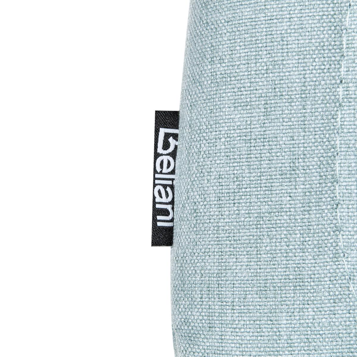 BARSTUHL 2er-Set Stoff Hellblau Duette - Hellblau, Textil (45/96/48cm) - Beliani