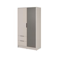 DREHTÜRENSCHRANK NELIANA 105/200/51 cm 2-türig Kaschmir - Kaschmir, Holzwerkstoff (105/200/51cm) - MASSENO