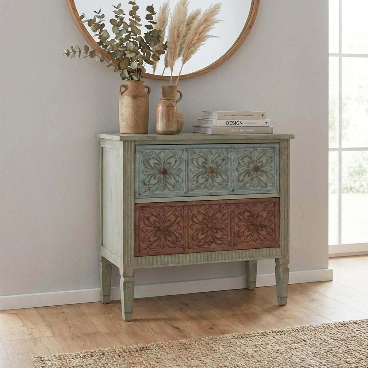 KOMMODE Grau - Grau, Holz (79/80/40cm) - MCW