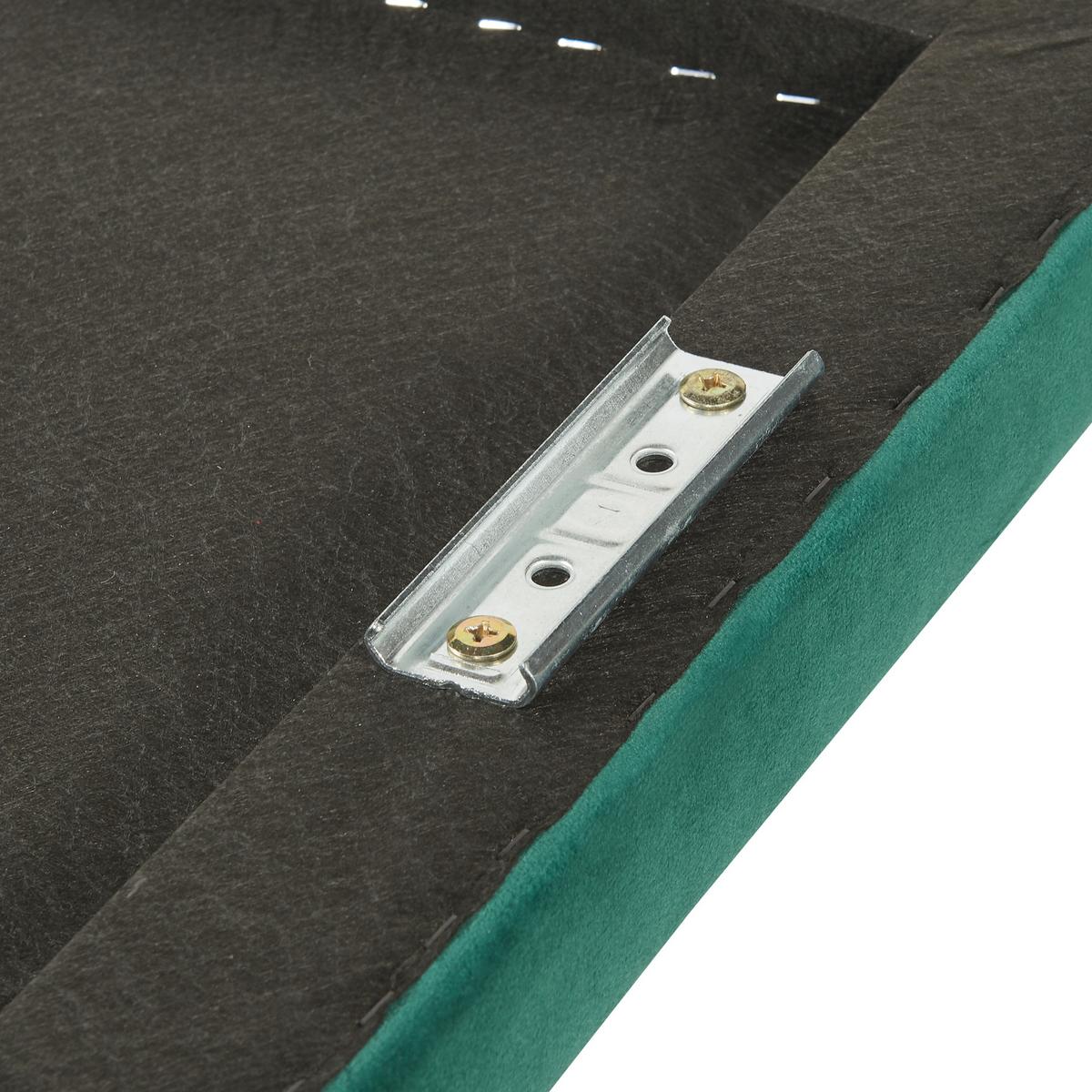 KOPFTEIL Tervo - Grün, Holzwerkstoff/Textil (180/45/5cm) - [en.casa]
