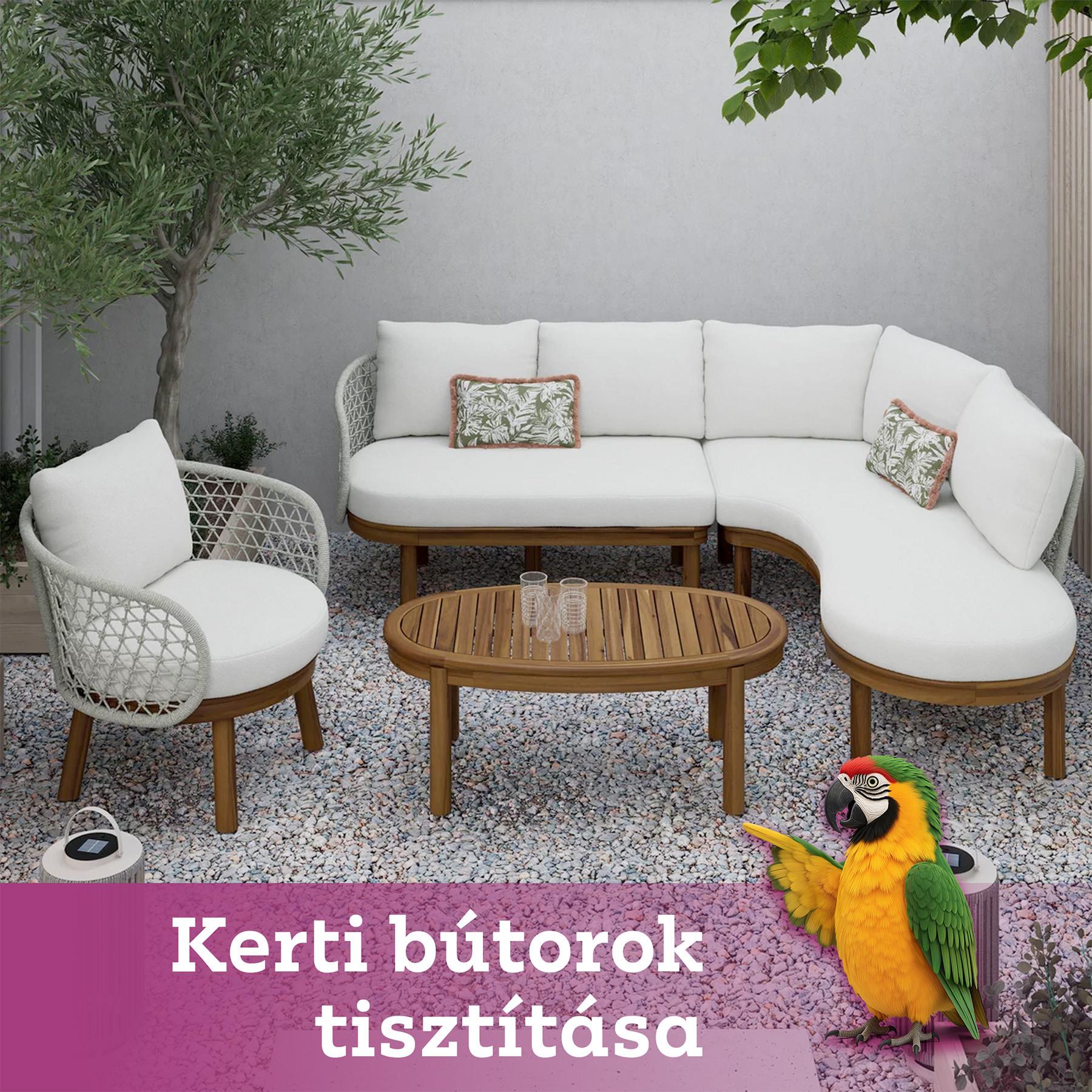 Kerti bútorok tisztítása