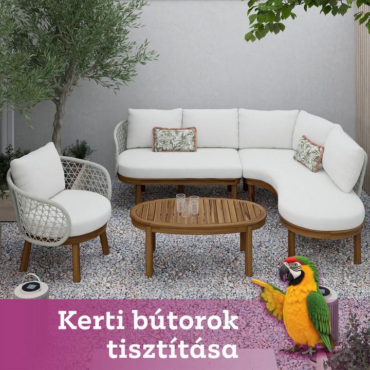 Kerti bútorok tisztítása