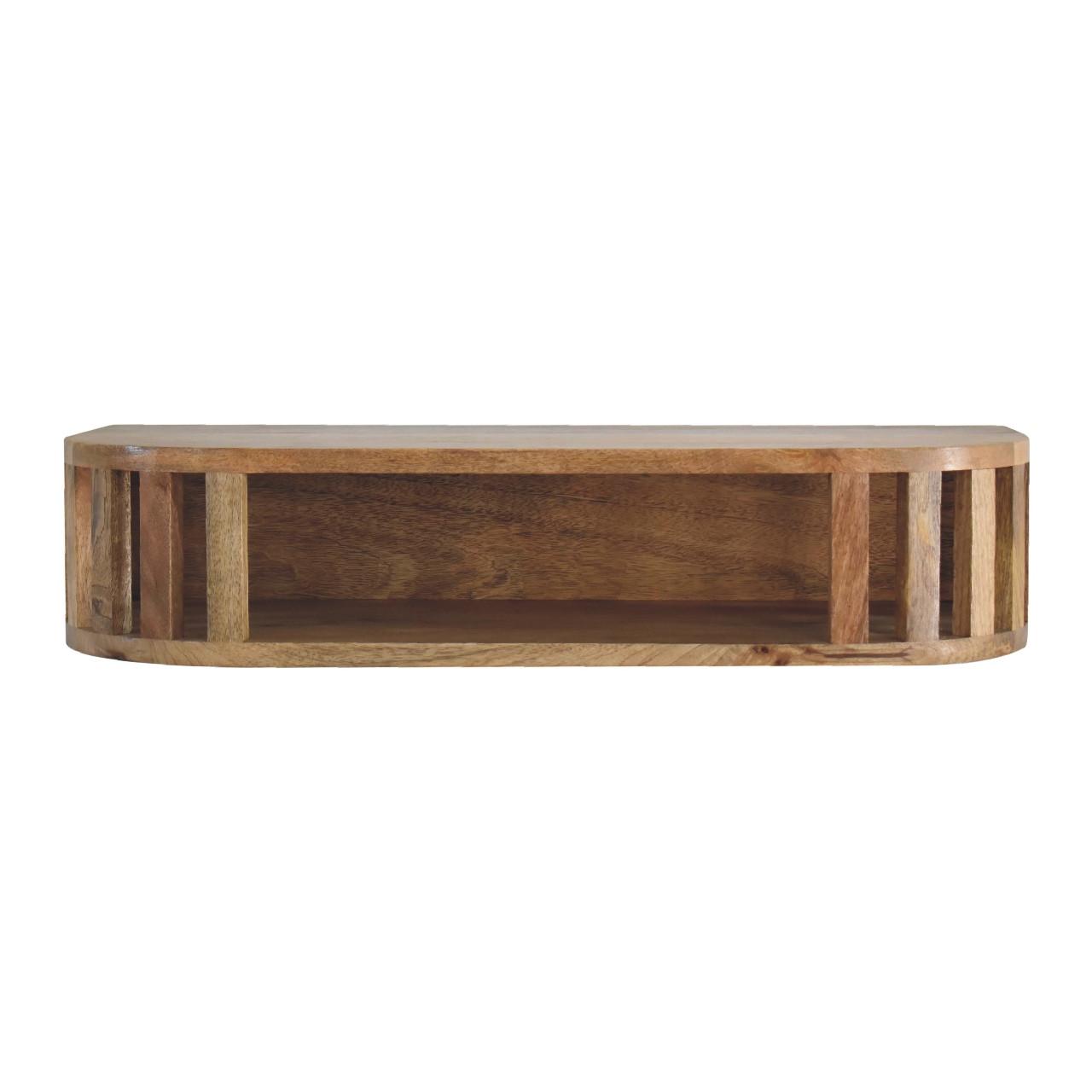 KONSOLENTISCH Schwebend Ariella - Braun, Holz (70/30/15cm) - Artisan Furniture