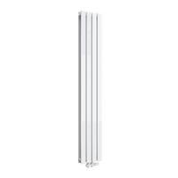 HEIZKÖRPER Flachheizkörper Weiß 180/30/6,6 cm - Weiß, Metall (30/180/6.3cm) - EMKE