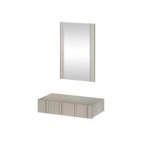 SCHMINKTISCH Isla - Beige, Holzwerkstoff (80/17/42cm) - MIRJAN24