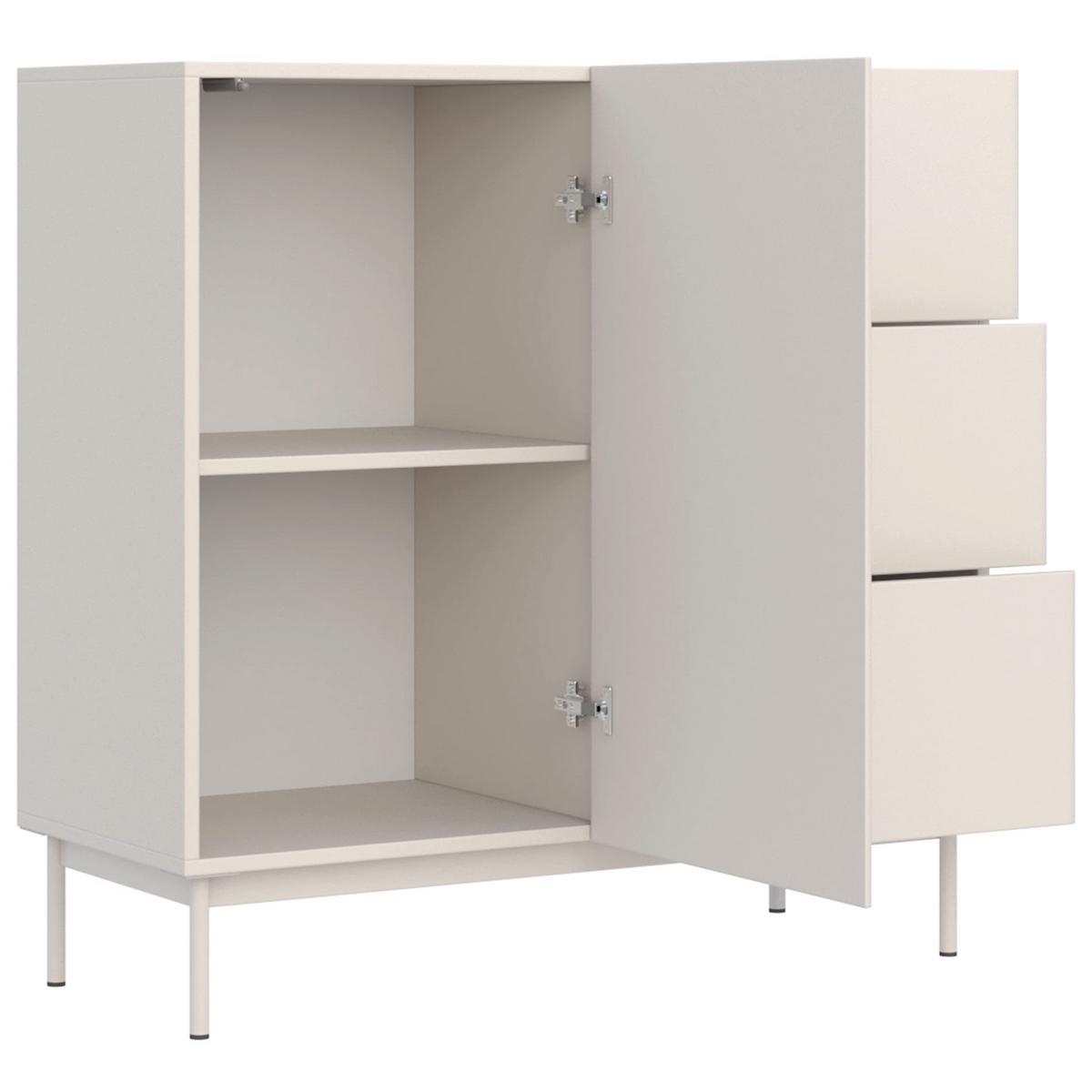 SIDEBOARD Olio KASCHMIR 100 CM - Kaschmir, Holzwerkstoff/Metall (100/90.2/38.6cm) - Selsey