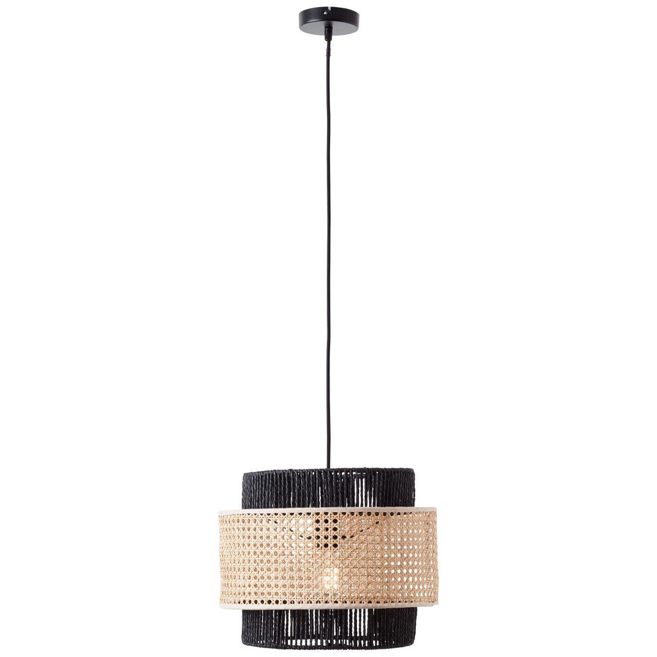 PENDELLEUCHTE Arles 99529/06 - Schwarz, Metall (36/36/134.5cm) - Brilliant