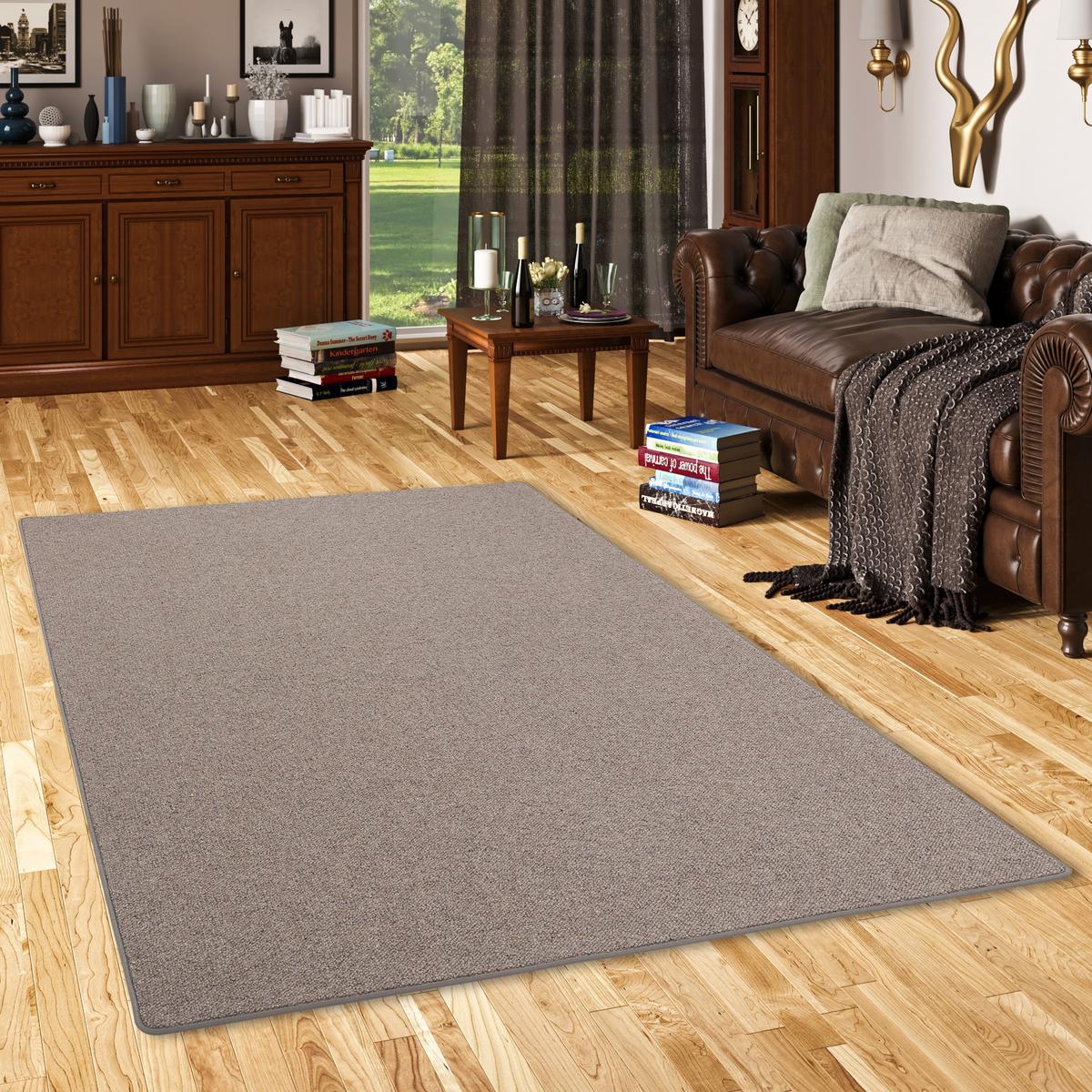 NATUR TEPPICH WOLLE BERBER - Anthrazit, Textil (140/200cm) - Snapstyle
