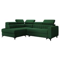ECKSOFA Milano 2RRLXP, Seite: Links LXP+R+2R - Grün, Holz/Textil (249/195cm) - MIRJAN24