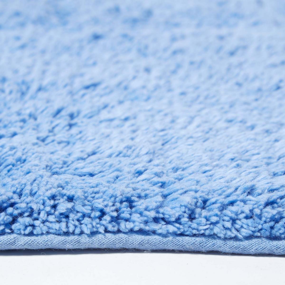 BADEMATTE Spa Supreme 50/80 cm, Baumwolle - Blau, Textil (50/80cm) - Homescapes