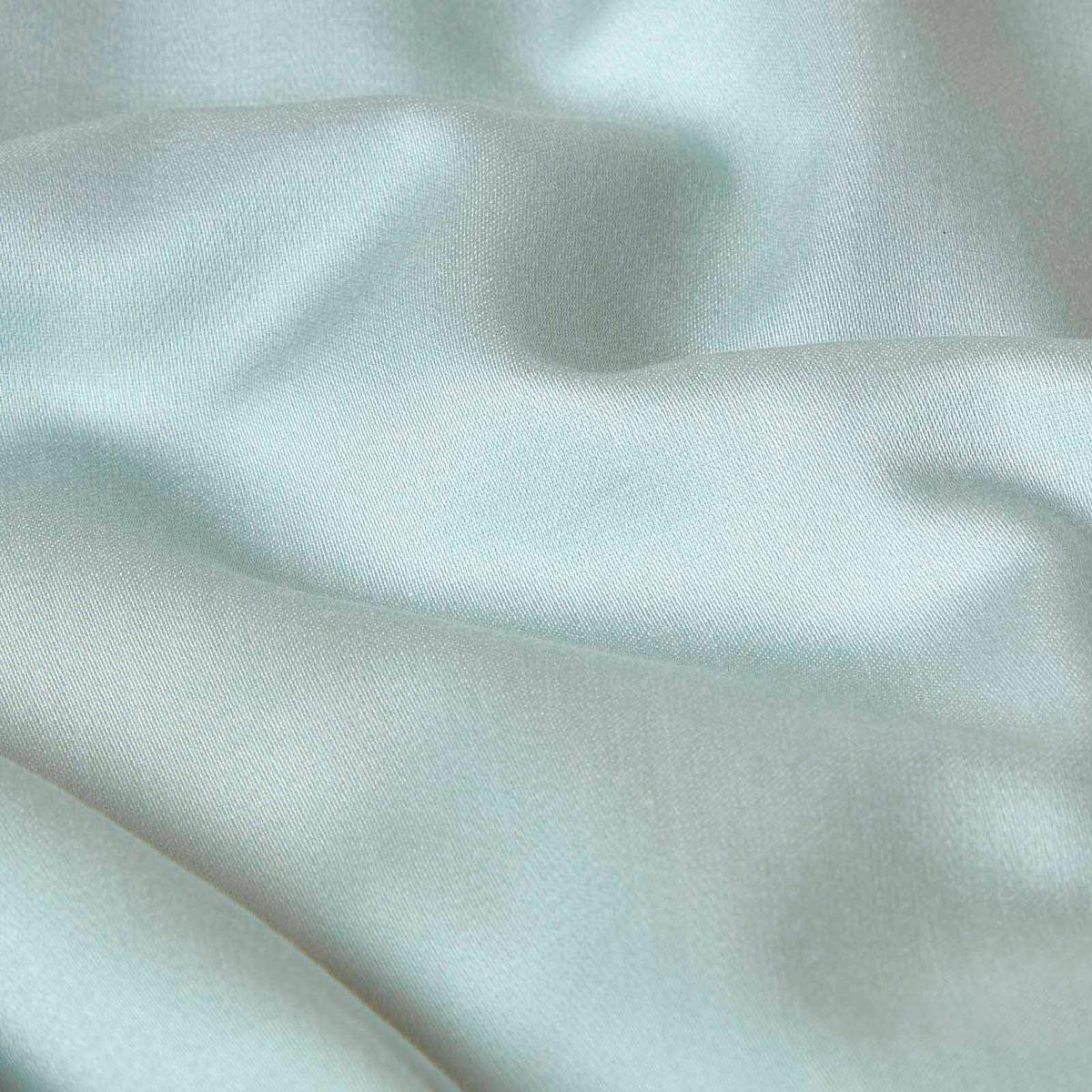 BIO-KISSENBEZUG Satin, Fadendichte 400 - Hellblau, Textil (48/74cm) - Homescapes
