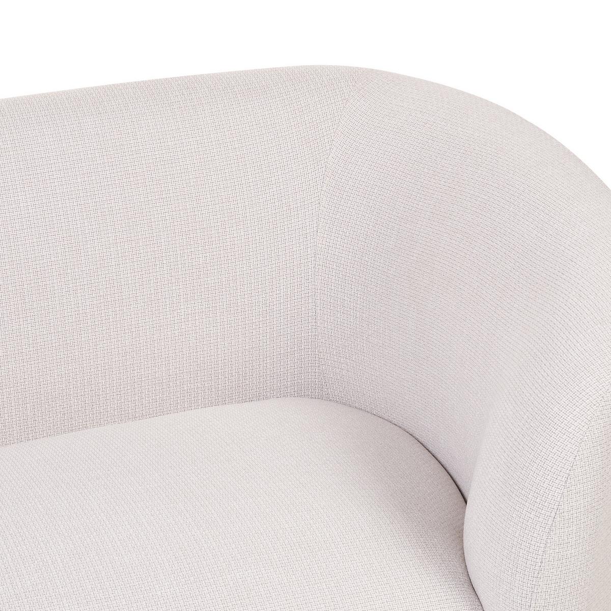 SESSEL Polsterbezug beige/gold Loen - Beige/Goldfarben, Textil (105/79/70cm) - Beliani