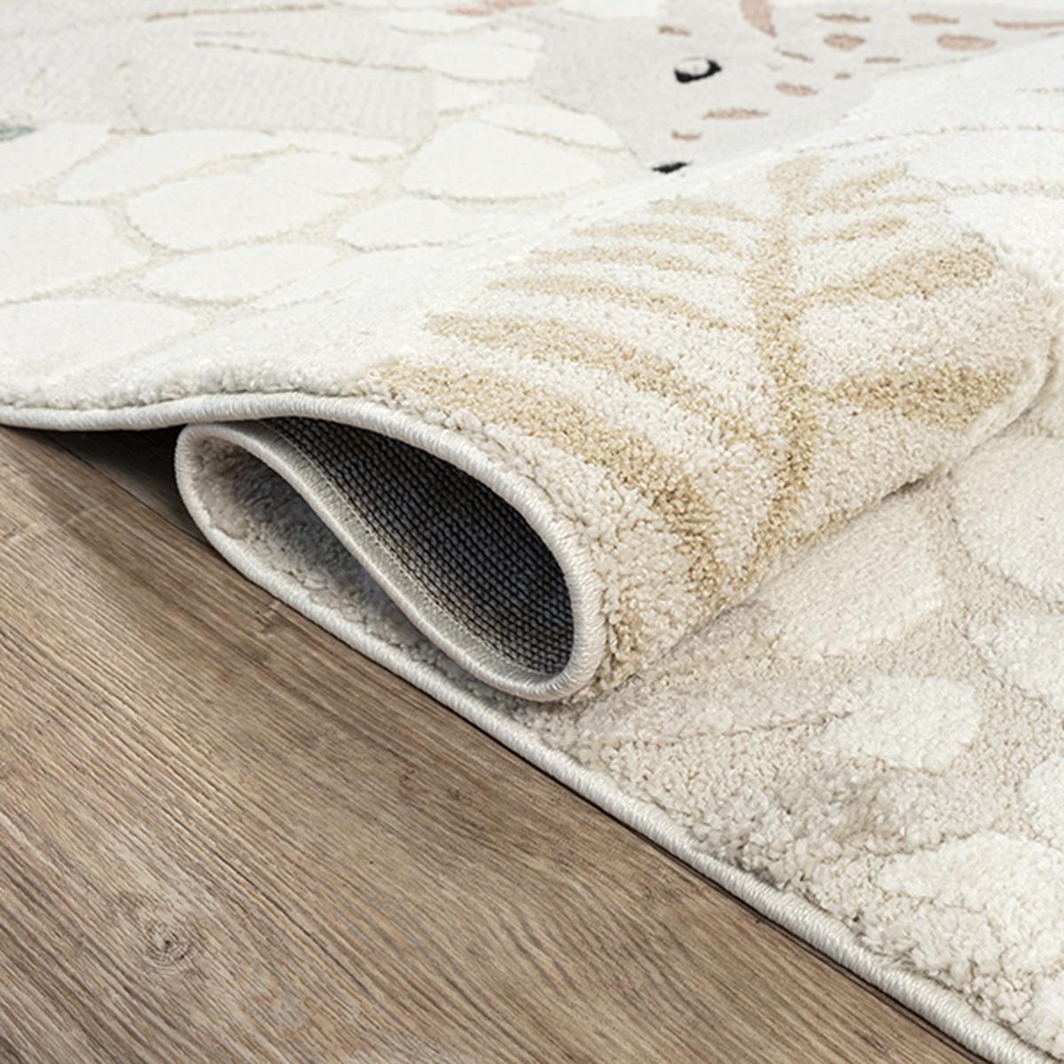 KINDERTEPPICH Kurzflor VELT Polypropylen Creme 140 x 200 cm - Beige, Textil (140/200cm) - KADIMA DESIGN