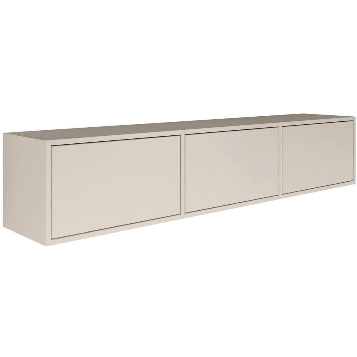 TV-LOWBOARD hängend, 3 Klappen, Kaschmir, 150 cm - Kaschmir, Holzwerkstoff (150.1/30/30cm) - Selsey