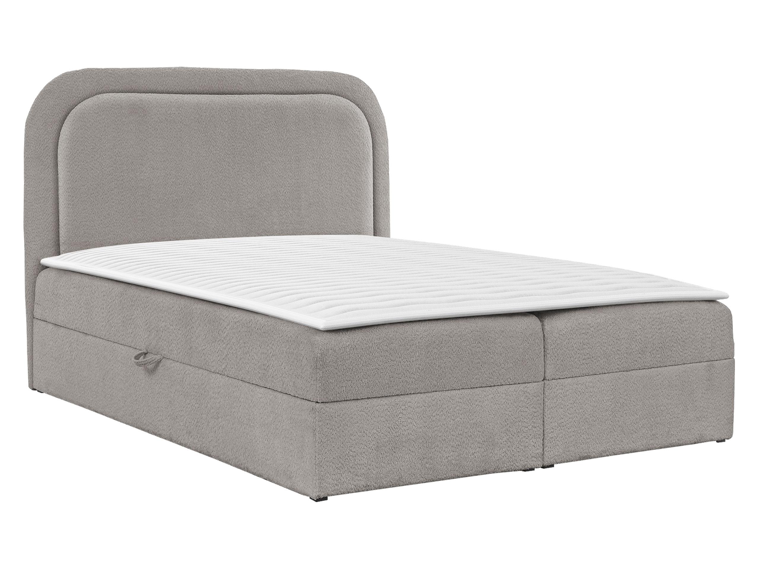 BOXBETT Bonito - H3 - Hellgrau/Schwarz, Holz/Holzwerkstoff (120/200cm) - MIRJAN24