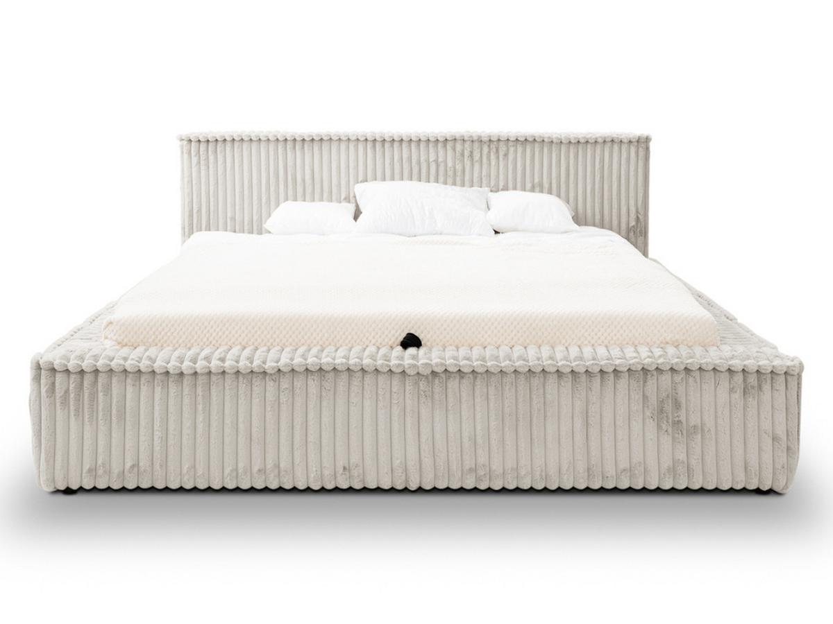 POLSTERBETT Lago 180x200 Hellgrau - Hellgrau, Textil (180/200cm) - Graingold