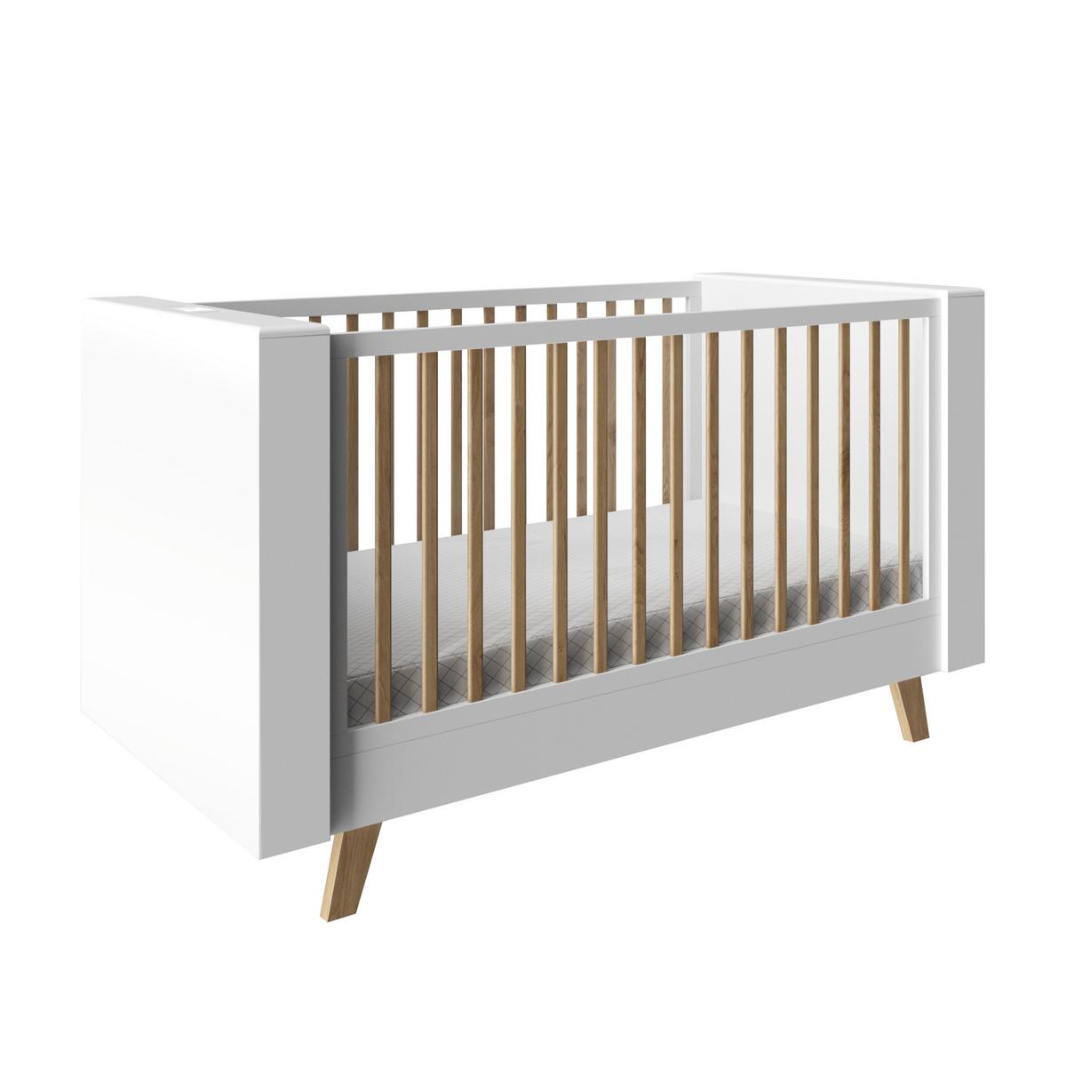 SMARTBETT All in one 70 x 140 cm - Weiß, Holz/Holzwerkstoff (70/140cm) - Roba