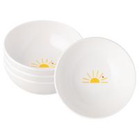 MÜSLISCHALEN HELLO SUNSHINE With Love weiß-gelb ø 16,9 cm 4er Set - Gelb/Weiß, Keramik (16.9cm) - Villeroy & Boch