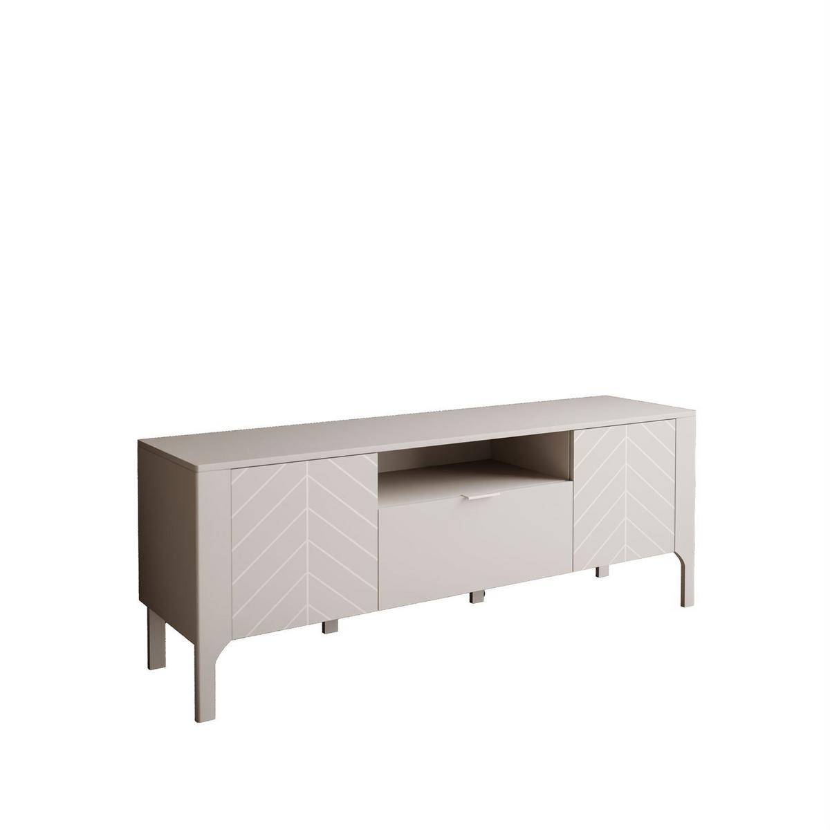 TV-SCHRANK LUMI mit Schublade 160 cm, Kaschmir - Kaschmir, Holzwerkstoff (160/57/41cm) - Lookway