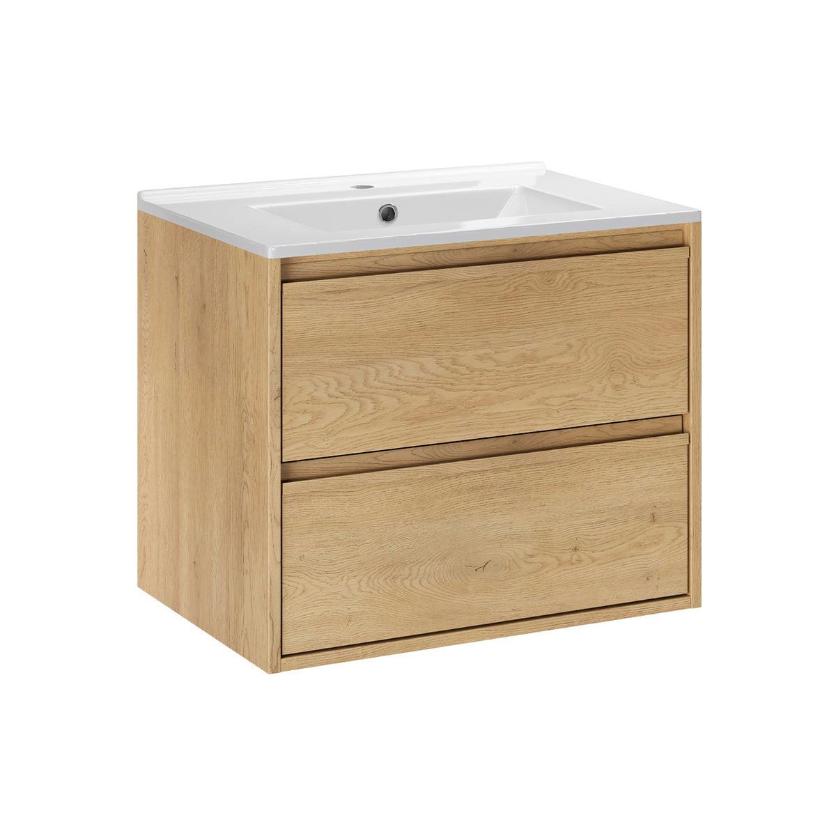 WASCHTISCH 61cm Edmé Holz - Braun, Holzwerkstoff (61/52/46cm) - Petits-meubles