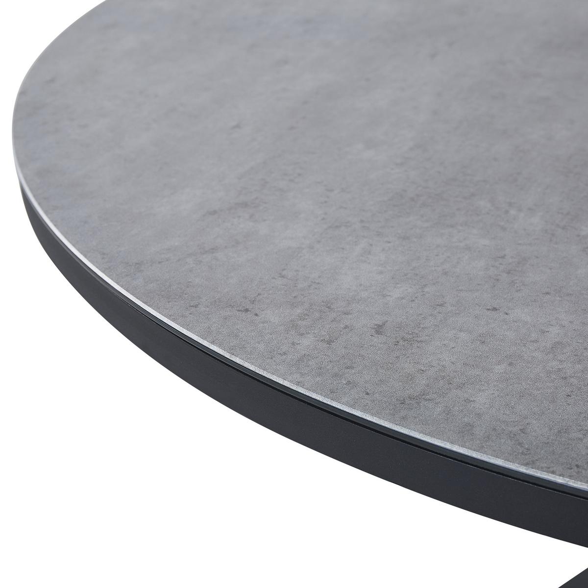 GARTENTISCH Grau Maletto - Grau, Glas (120/120/75.5cm) - Beliani