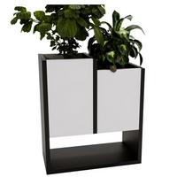 BLUMENKASTEN - Weiß, Holzwerkstoff (22.6/50/44cm) - RAUMHIRSCH FURNITURE