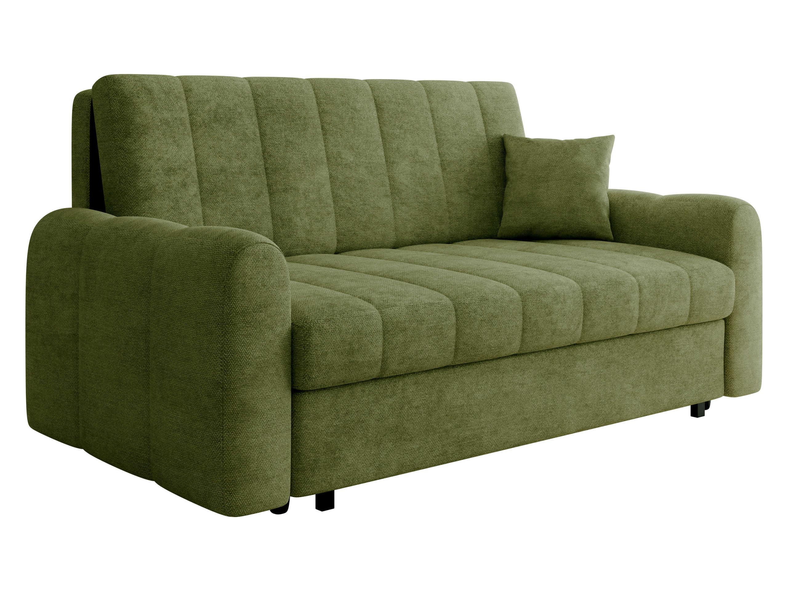 SCHLAFSOFA Viva Moon IV - Schwarz/Grün, Holz/Metall (188/85/98cm) - MIRJAN24