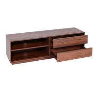 TV-RACK Walnuss Dekor - Walnussfarben, Holzwerkstoff (140/42/40cm) - MCW
