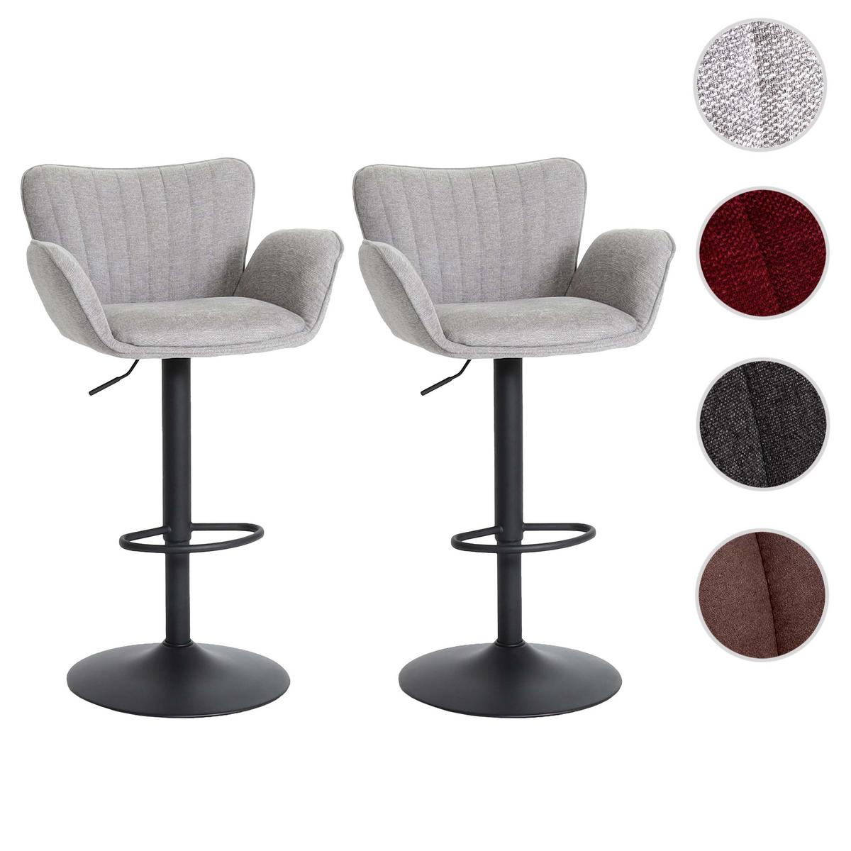 BARHOCKER Hellgrau - Hellgrau, Textil (50/110/45cm) - MCW