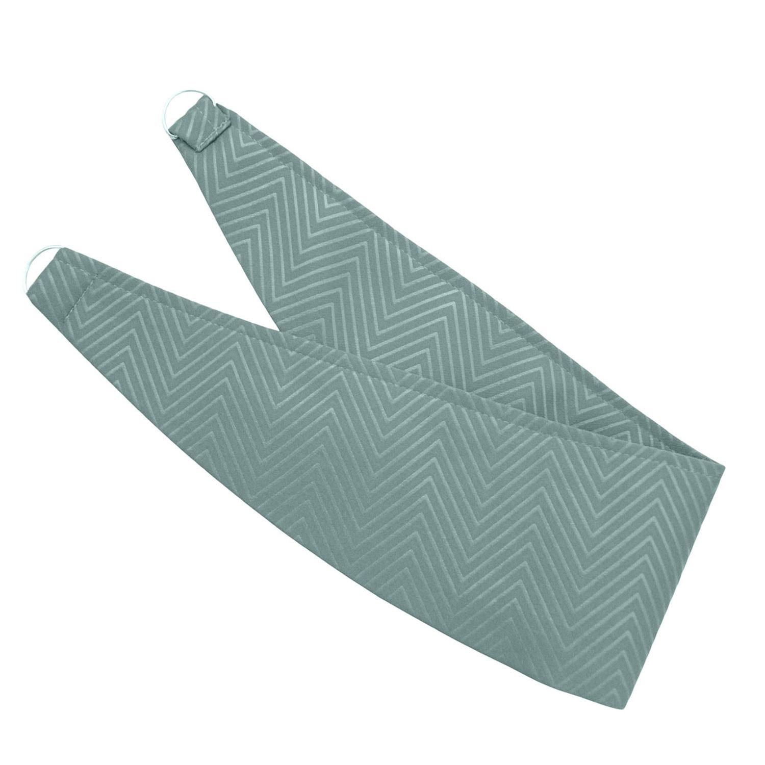RAFFHALTER Fischgrät 2er-Set - Pastellblau, Textil (13/66cm) - Homescapes