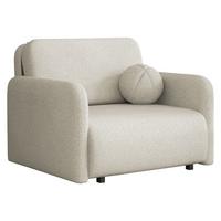 SCHLAFSOFA Viva Sun I - Beige/Schwarz, Holz/Textil (100/85/103cm) - MIRJAN24
