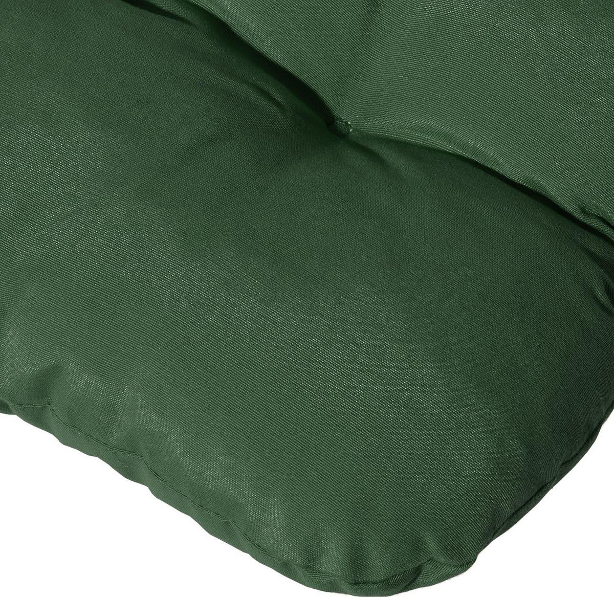 NIEDERLEHNERAUFLAGE Flair NL 100/50/8cm Dunkelgrün (6tlg) - Dunkelgrün, Textil (50/8/100cm) - Beautissu 