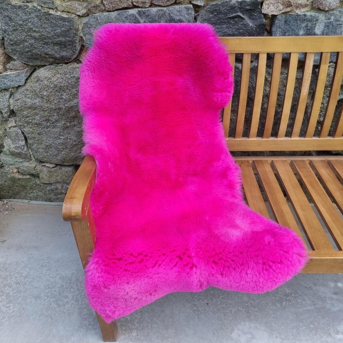 SCHAFFELL Premium Merino Lammfell Pink geschoren ca. 125 cm - Pink, Fell (70/125cm) - Provellus
