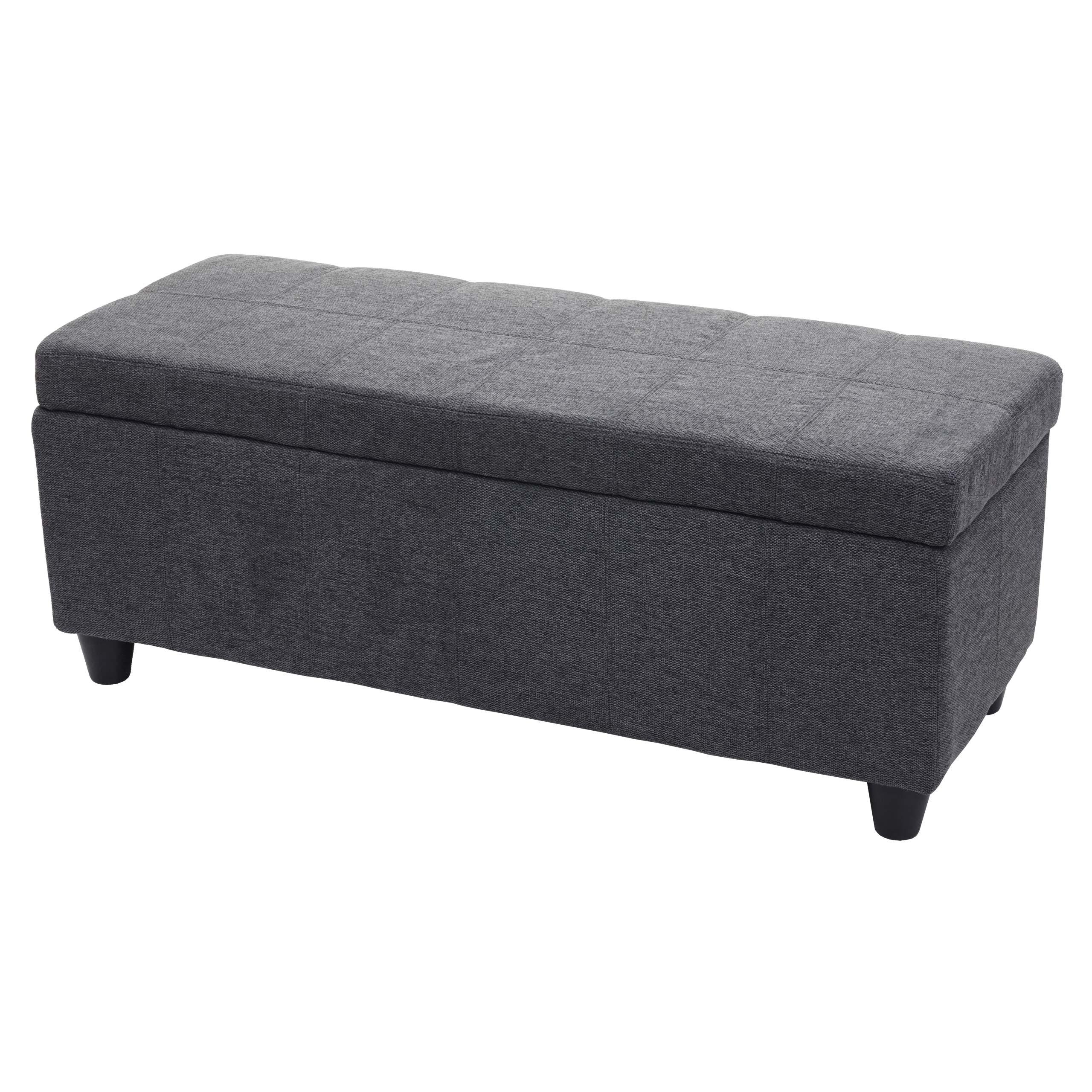 AUFBEWAHRUNGS-TRUHE Anthrazit - Anthrazit, Textil (114/45/45cm) - MCW
