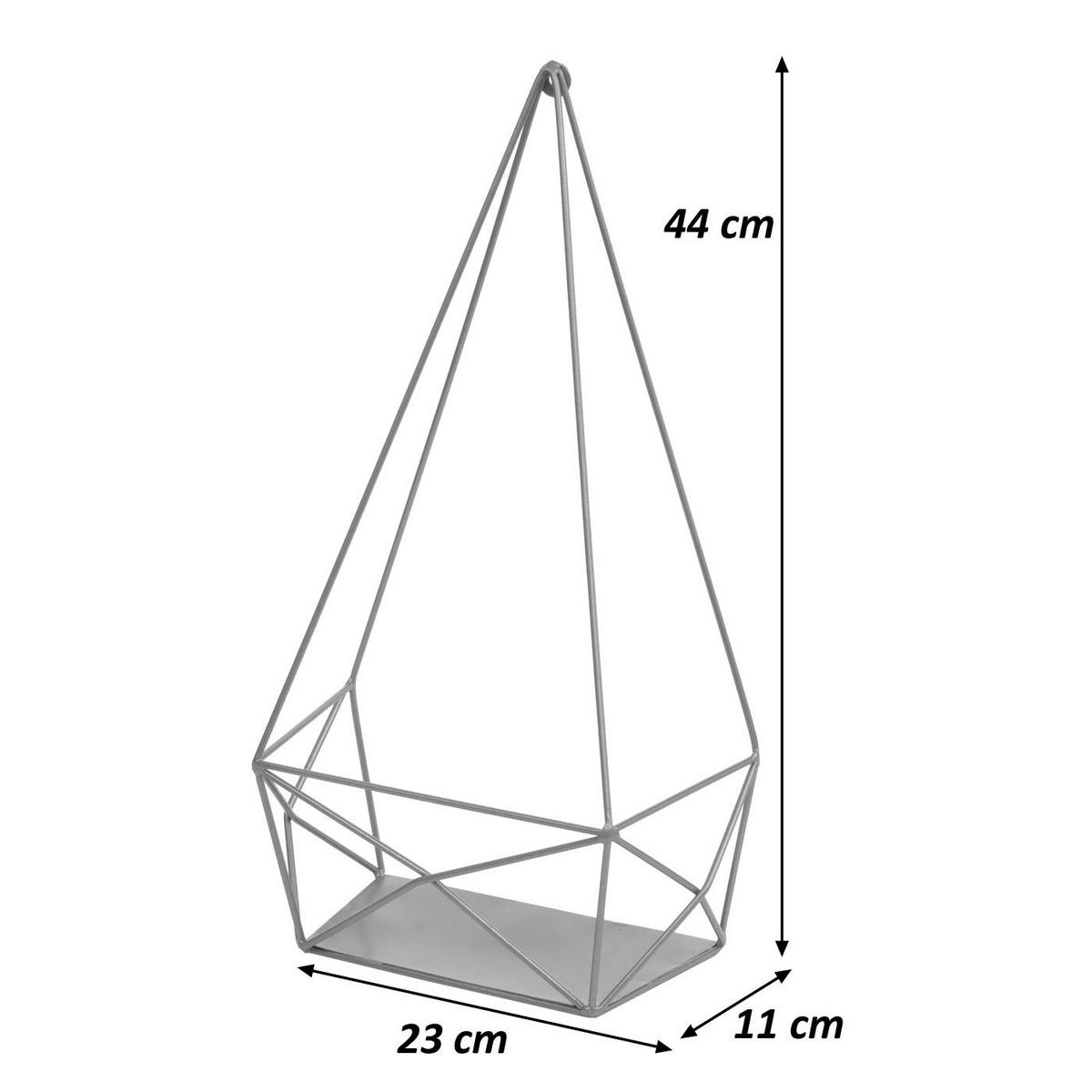 WANDREGAL Weiß - Weiß, Metall (23/44/11cm) - MCW