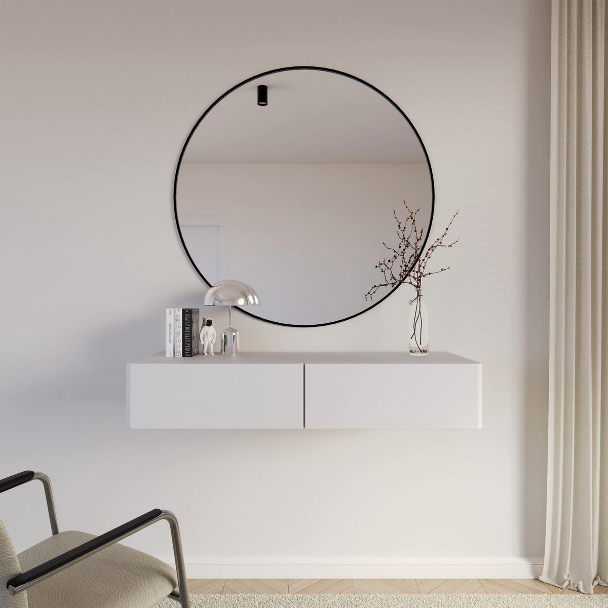 WANDKONSOLE Olio WEISS 110 CM - Weiß, Holzwerkstoff (110/17/41.6cm) - Selsey