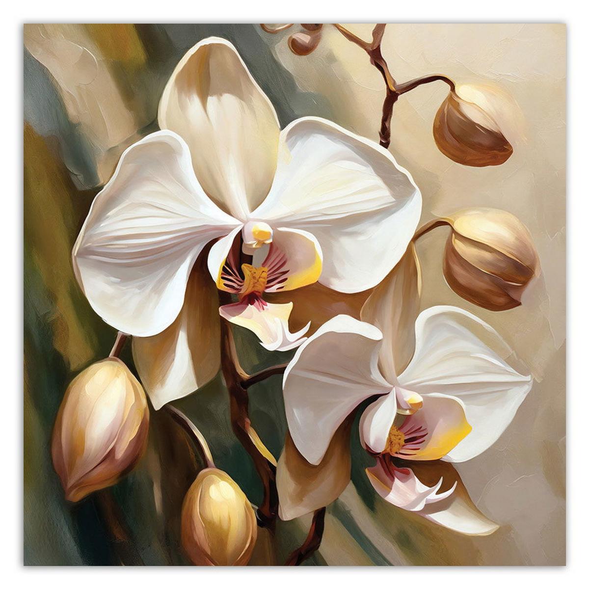 KUNSTDRUCK Gold 40/40 cm - Goldfarben, Textil (40/40cm) - KUNSTLOFT