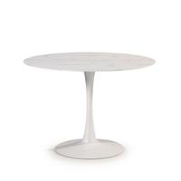 ESSTISCH Ada Weiß 110/110/75 cm - Weiß, Glas (110/110/75cm) - Calicosy