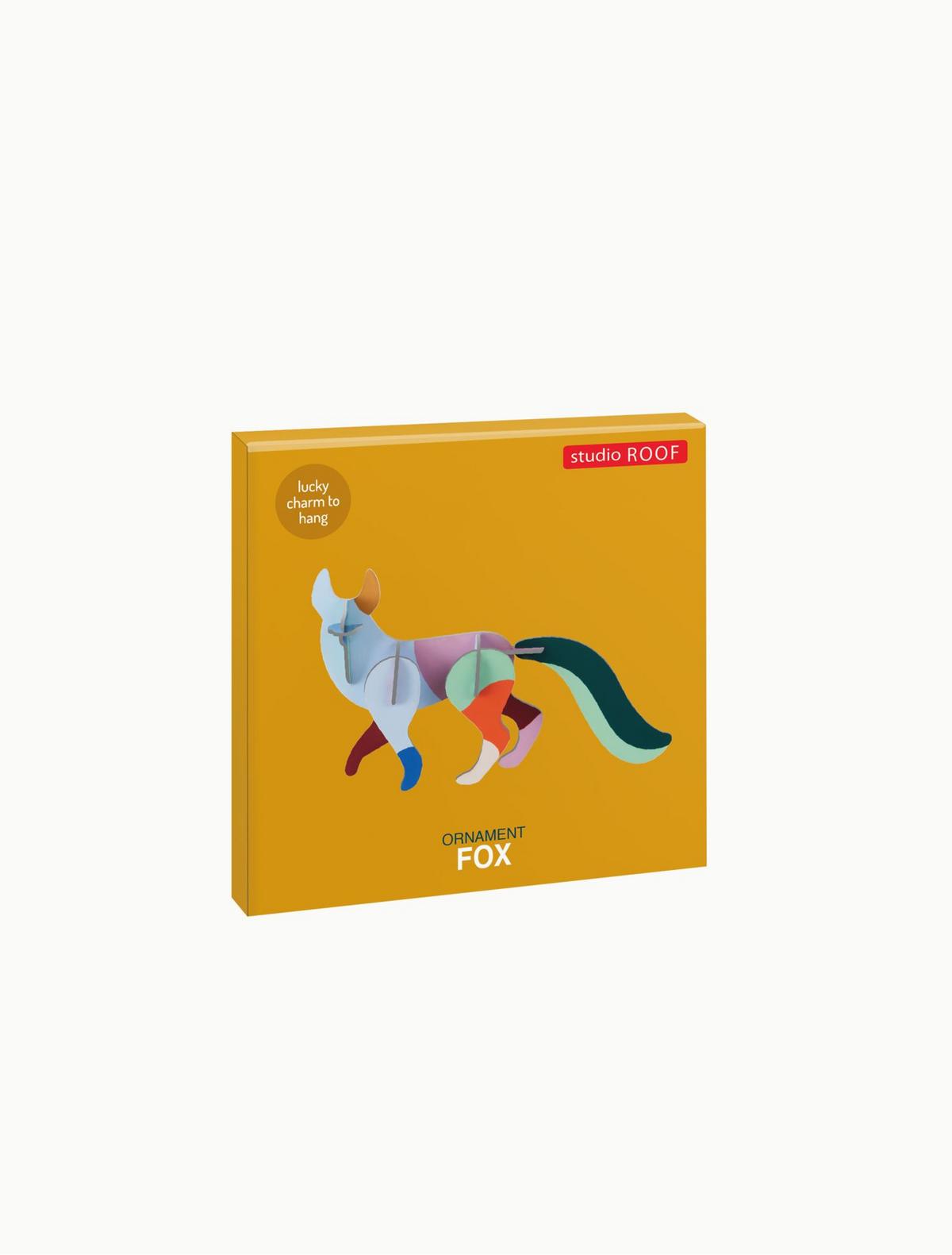 DEKOFIGUR Mobil Fuchs 3.6/7.9 cm - Multicolor, Wellpappe (0.05/7.9/8cm) - Studio Roof