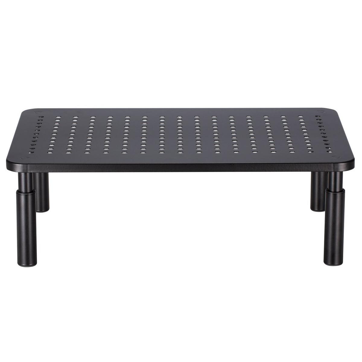 MONITORSTÄNDER HYDE - Schwarz, Metall (23/37/12cm) - CARO-Möbel