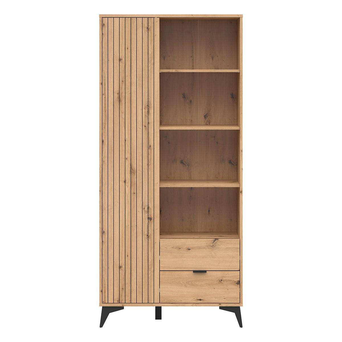 SCHRANK 1 Tür Mao Holz - Braun, Holzwerkstoff (90/197/41cm) - Petits-meubles