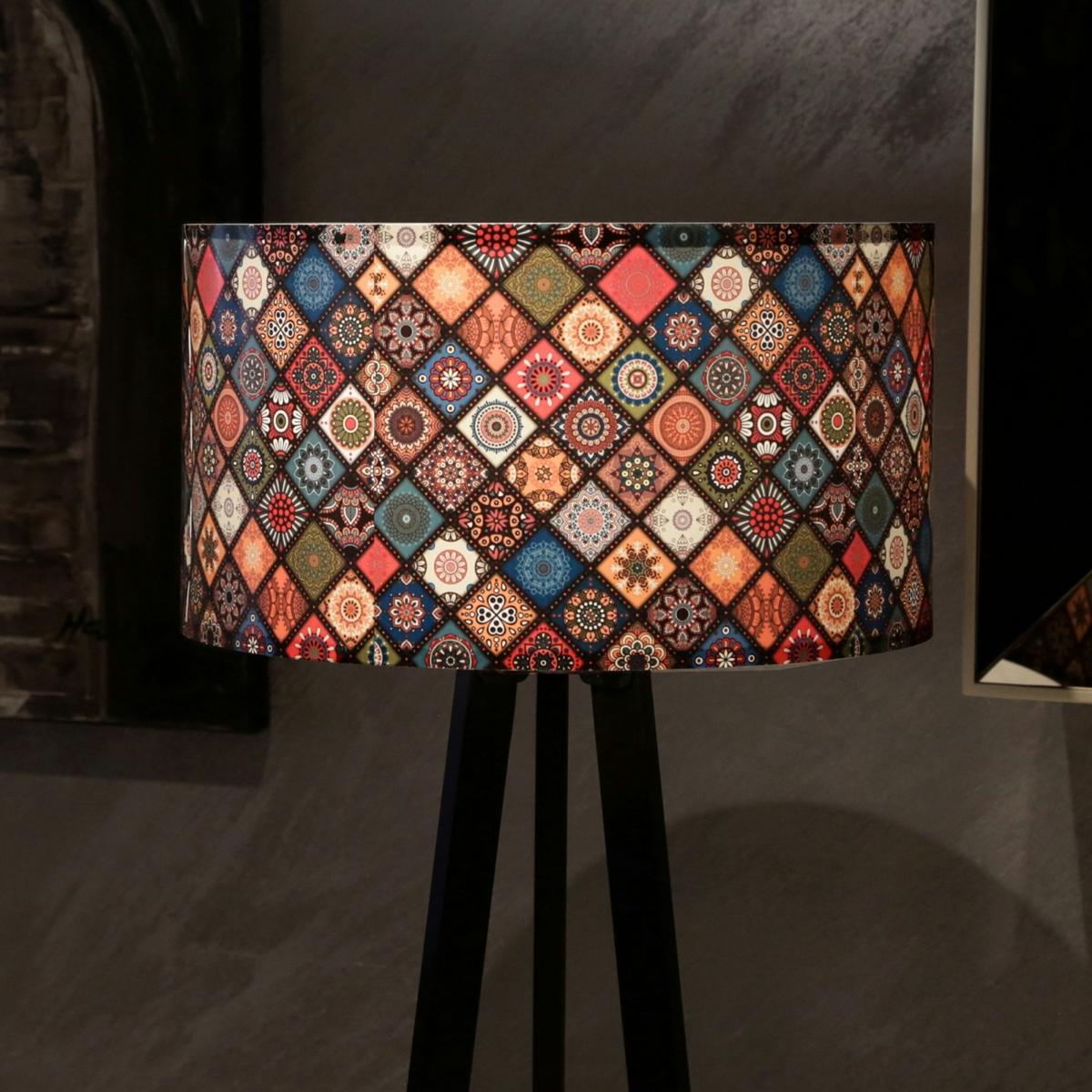 STEHLEUCHTE Newport - Multicolor, Holzwerkstoff (38/38/140cm) - lux.pro