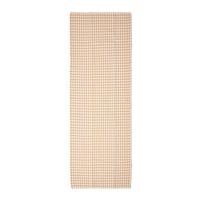 TEPPICHLÄUFER Vichy-Karo Baumwolle 66/200 cm - Beige, Textil (66/200cm) - Homescapes